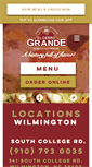Mobile Screenshot of elcerrogranderestaurant.com